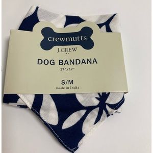 NWT Dog Bandana by J crew (navy & white)